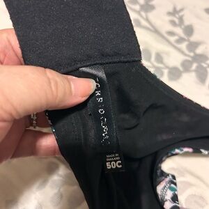 Torrid Black Floral Bra